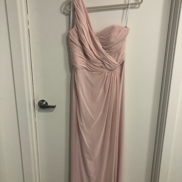 Dessy Collection Dress in Blush Style 2905 - Picture 3 of 7